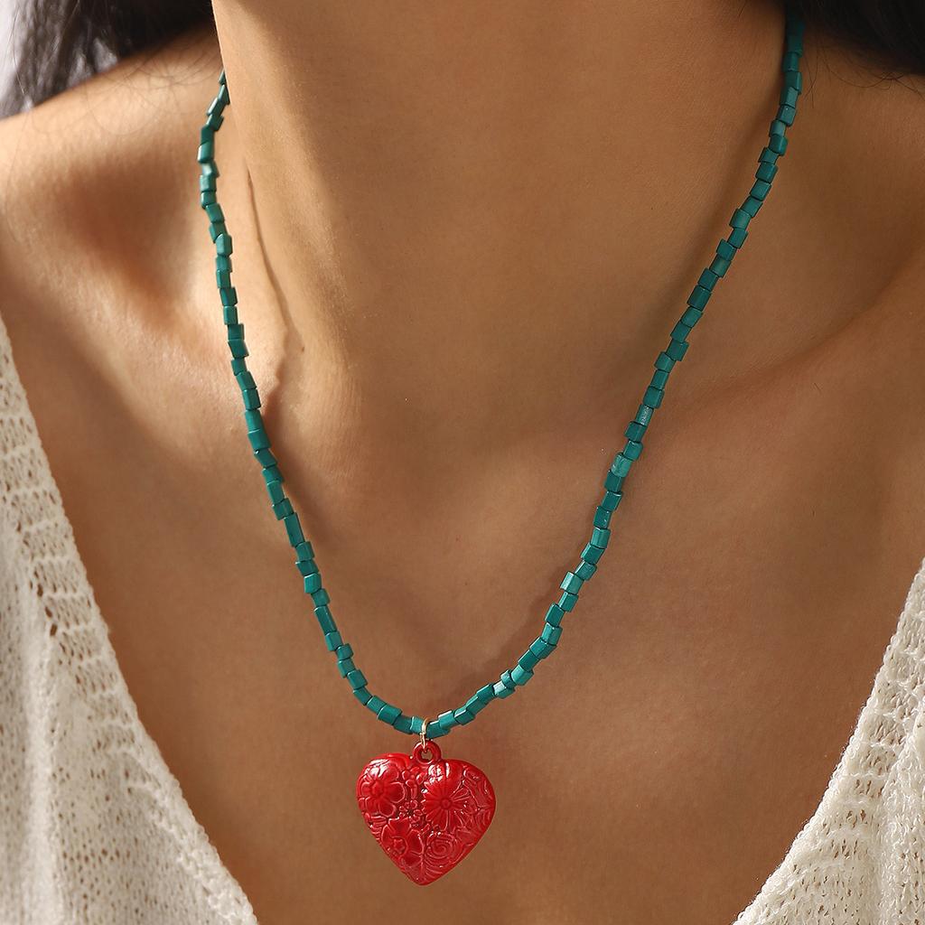 Bohemian Style Ocean Series Rice Bead Necklace For Women Personalized Summer Beach Style Necklace