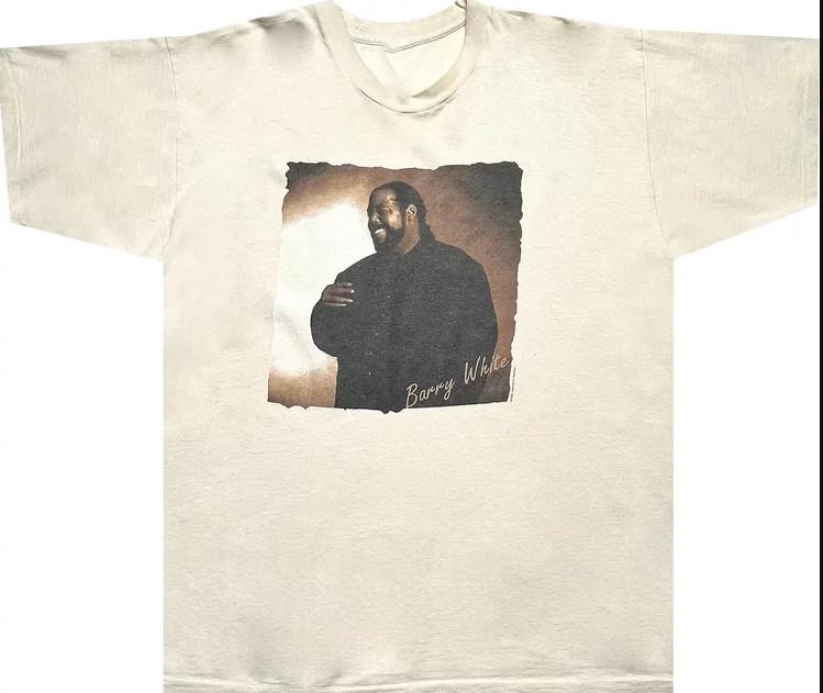 Vintage 1995 Barry White Icon World Tour T-shirt size S-5XL L
