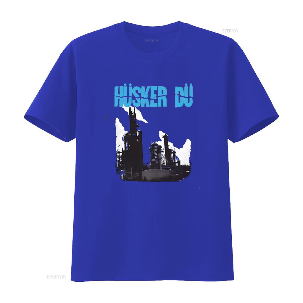 Husker Du Dont Want To Know If You Are Lonely Print Grey T Shirt Rock Band Inspired Design for Music Fans vintage Washed