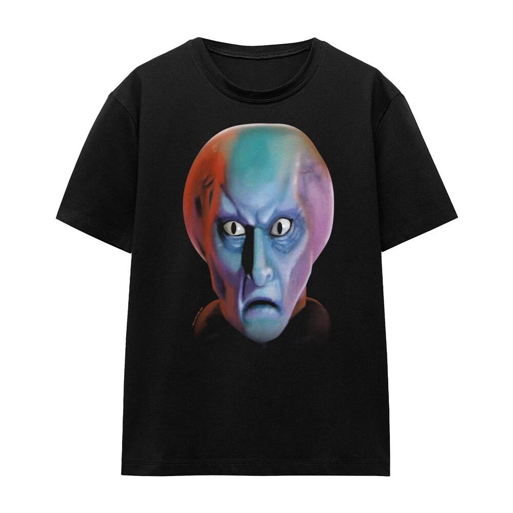 Star Trek Balok Head Ladies 100% Cotton T-shirt Mens Tees Top S-2XL, Black XL