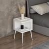Cream Style Bedside Table Modern Simple Internet Celebrity Creative Simple Bedroom Bedside Wrought Iron Sofa Coffee Table