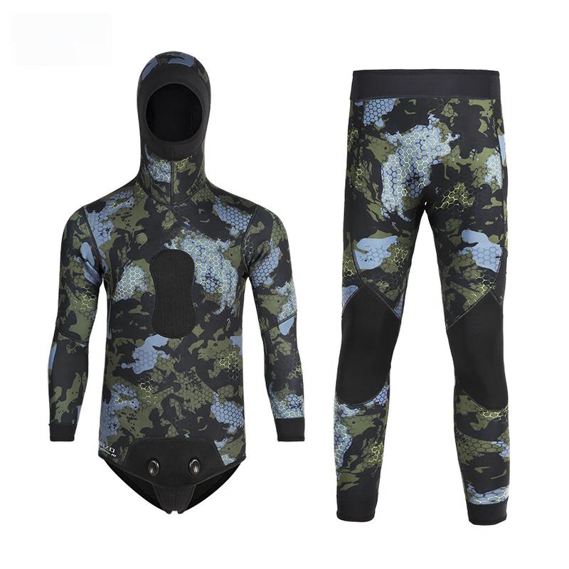 WEZHO 3mm Spearfishing & Diving Wetsuit Set
