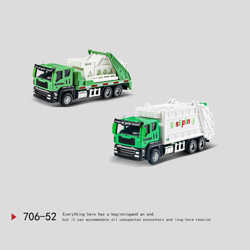 Simulation Truck Toy Car Children's Transporter Dump Truck Inertia Green Construction Vehicle