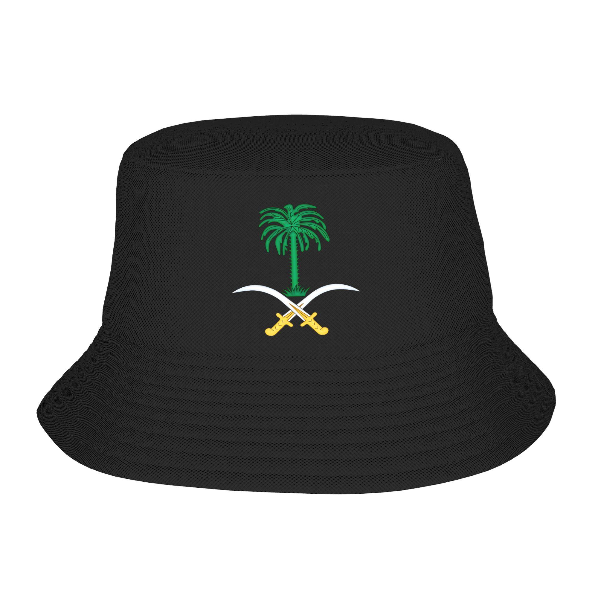 Vacation Headwear Saudi National Day Accessories Bucket Hat Harajuku Girls Kingdom of Saudi Arabia Sun Caps One Size