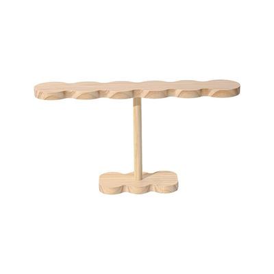 Portable Wood Headband Stand Durable Large Capacity Display Stand Large Storage Rack for Necklaces Bracelets