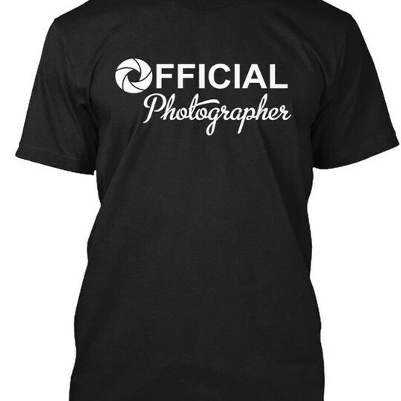 Official Photographer Officials Size Premium T Shirt M 2XL S разноцветный