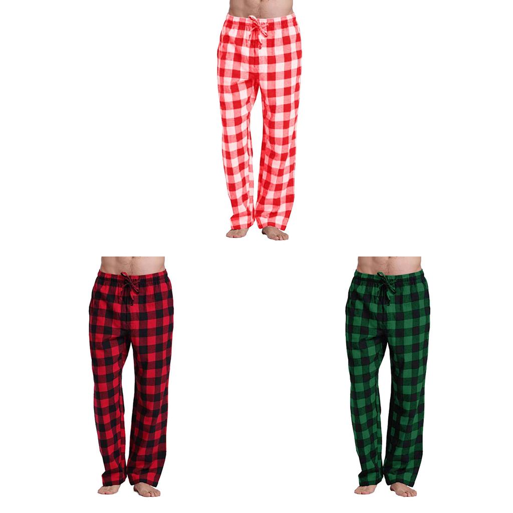 Mens Casual Pants With Cotton Blend Fabric And Relaxed Fit For Home Lounge