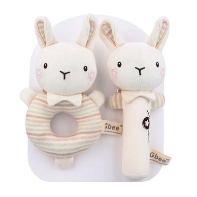 MK Five Senses Development Animal Friends Rattle Set of 2, One Size Korean Childrens Toys