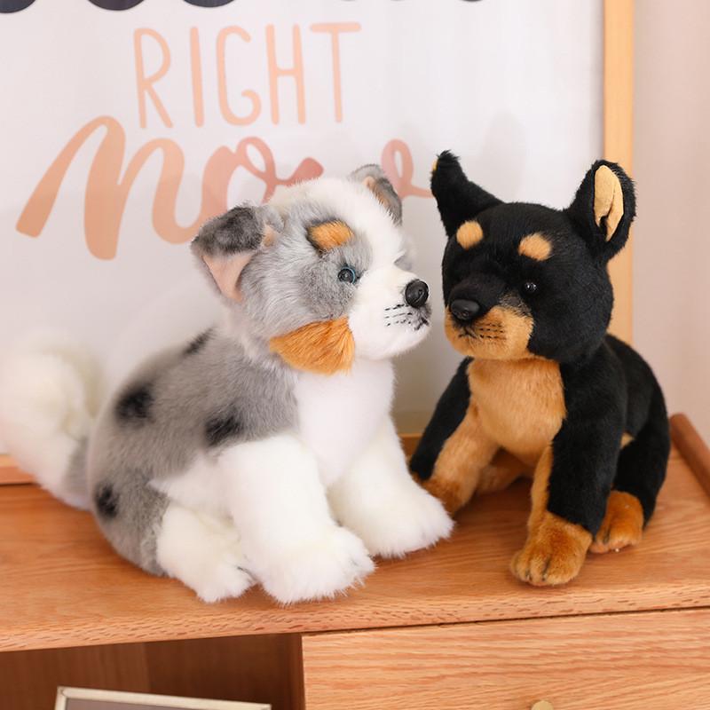 Plush Dog Toy Bernese Mountain Dog Stuffed Animal Gift For Kids And Adults