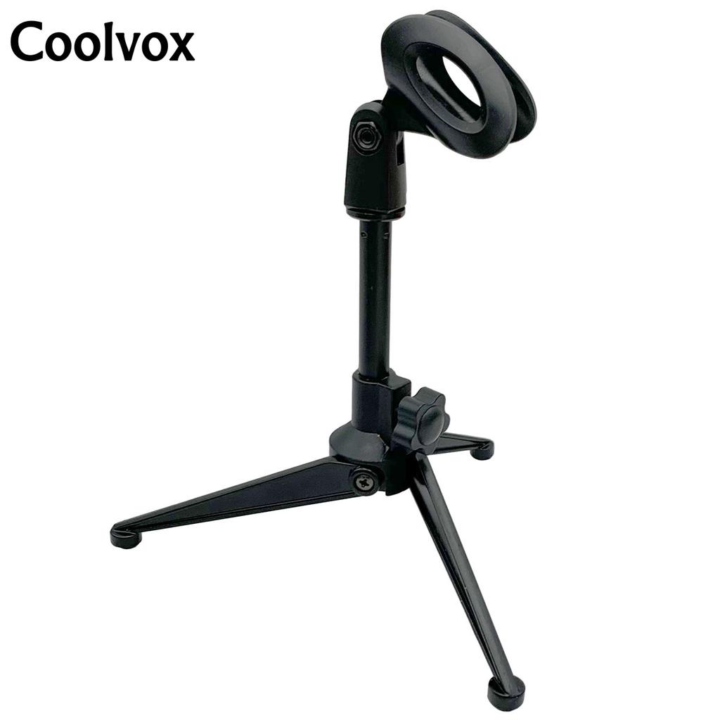 Metal Adjustable Desktop Tripod Microphone Stand  Desktop Tripod Folding Microphone Stand Plastic Adjustable For MIC