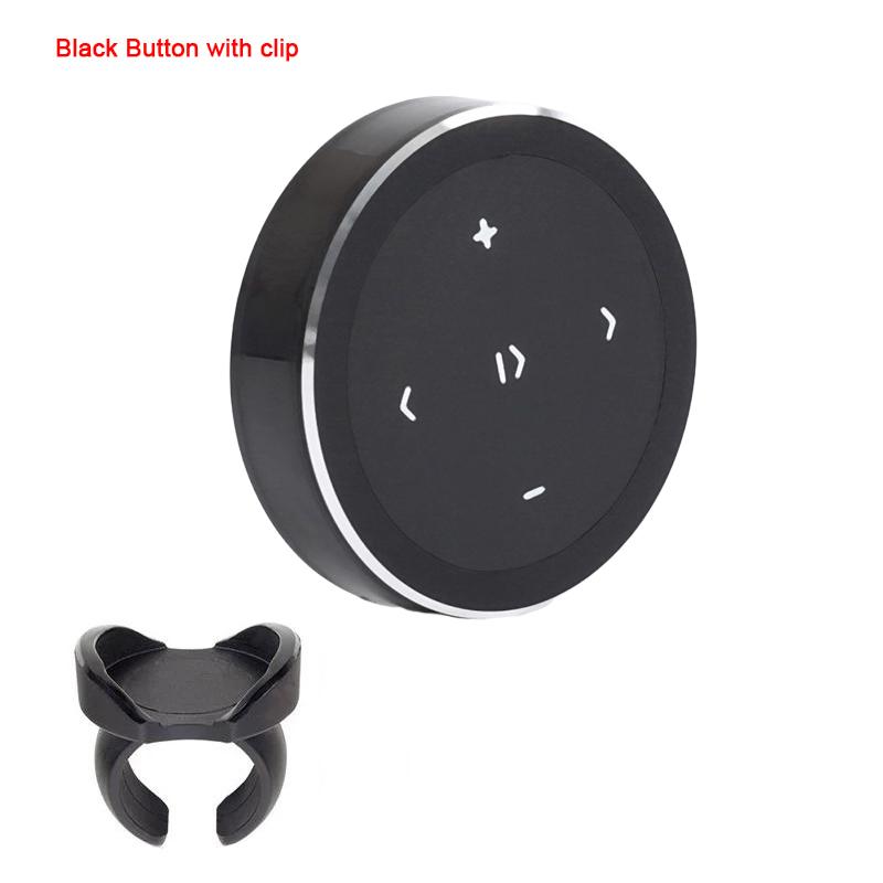 Wireless Bluetooth Remote Button for Car Motorcycle Media Controller Steering Wheel Remote Control Universal for iOS Android