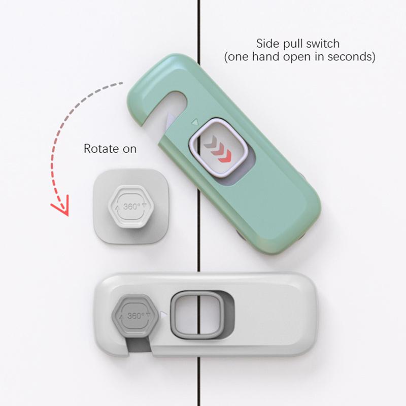 Domácí lednice mrazák zámek dveří západka batole děti dítě skříňka zámky