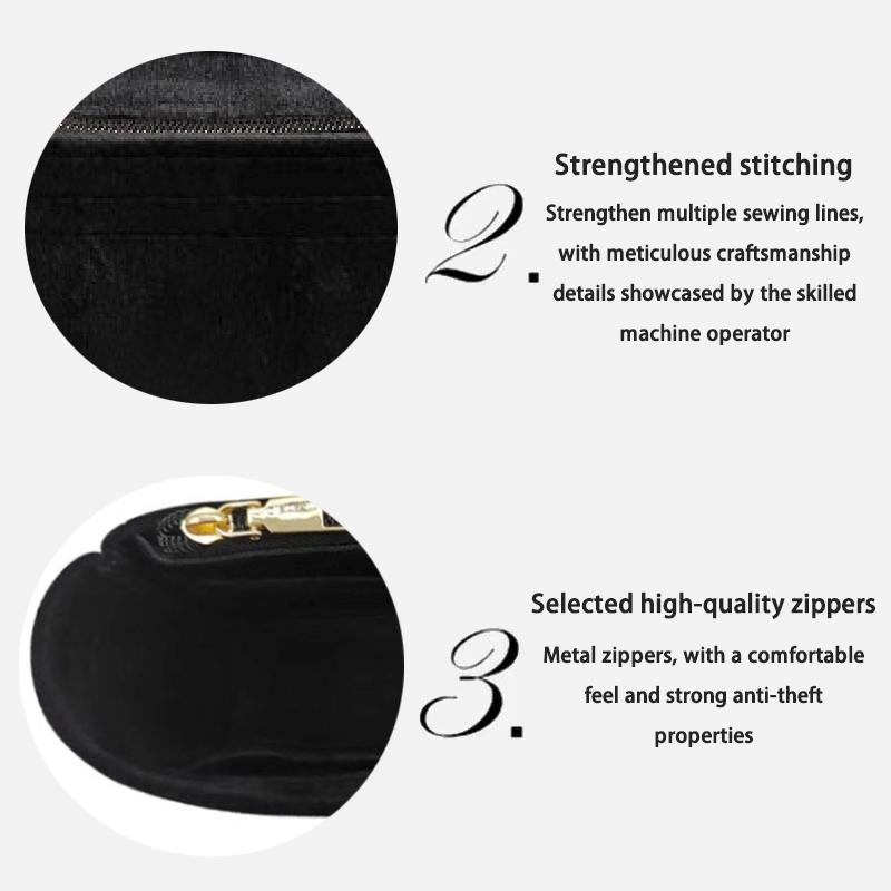 EverToner New Insert Bag for Y-L Shopping mini Linner Bag Portable Felt/Suede Organizer Multi-Pocket Storage Travel Accessory