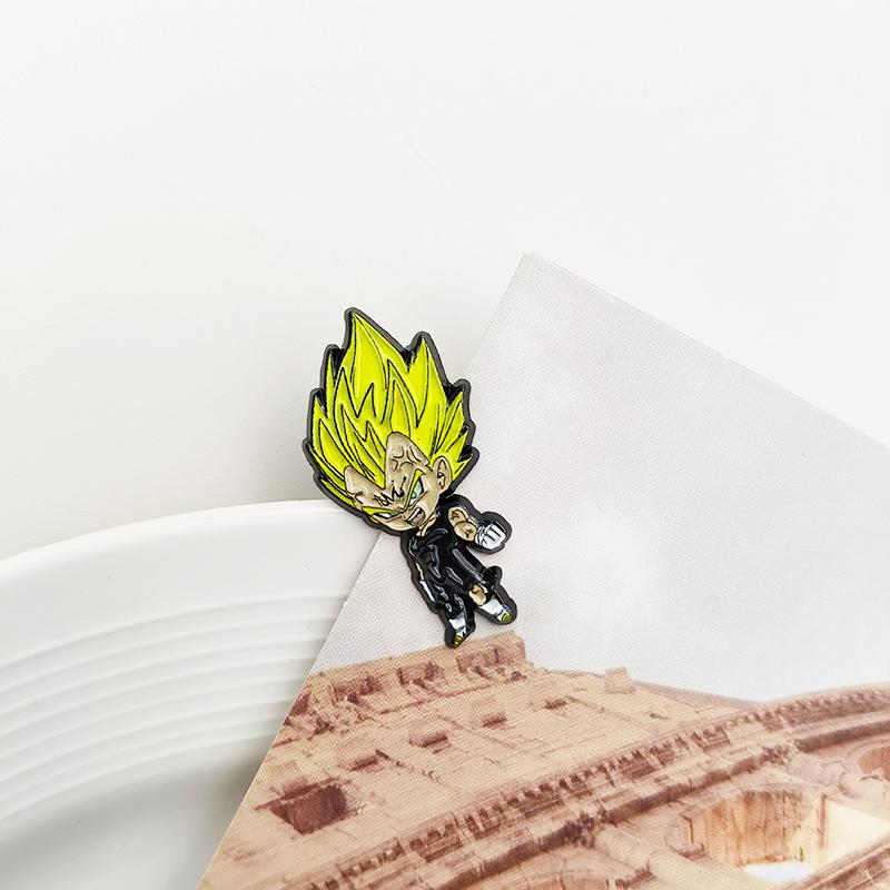 Dragon Ball Manga Pin Anime Lapel Pins Backpacks Cute Things Vegeta Goku Brooches Badges on Backpack Brooch for Clothes Jewelry