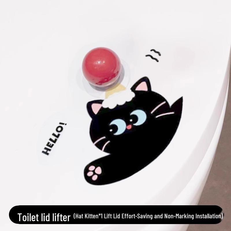 Creative Lid Lifter: Hands-Free Toilet Seat Handle for a Clean Bathroom Experience