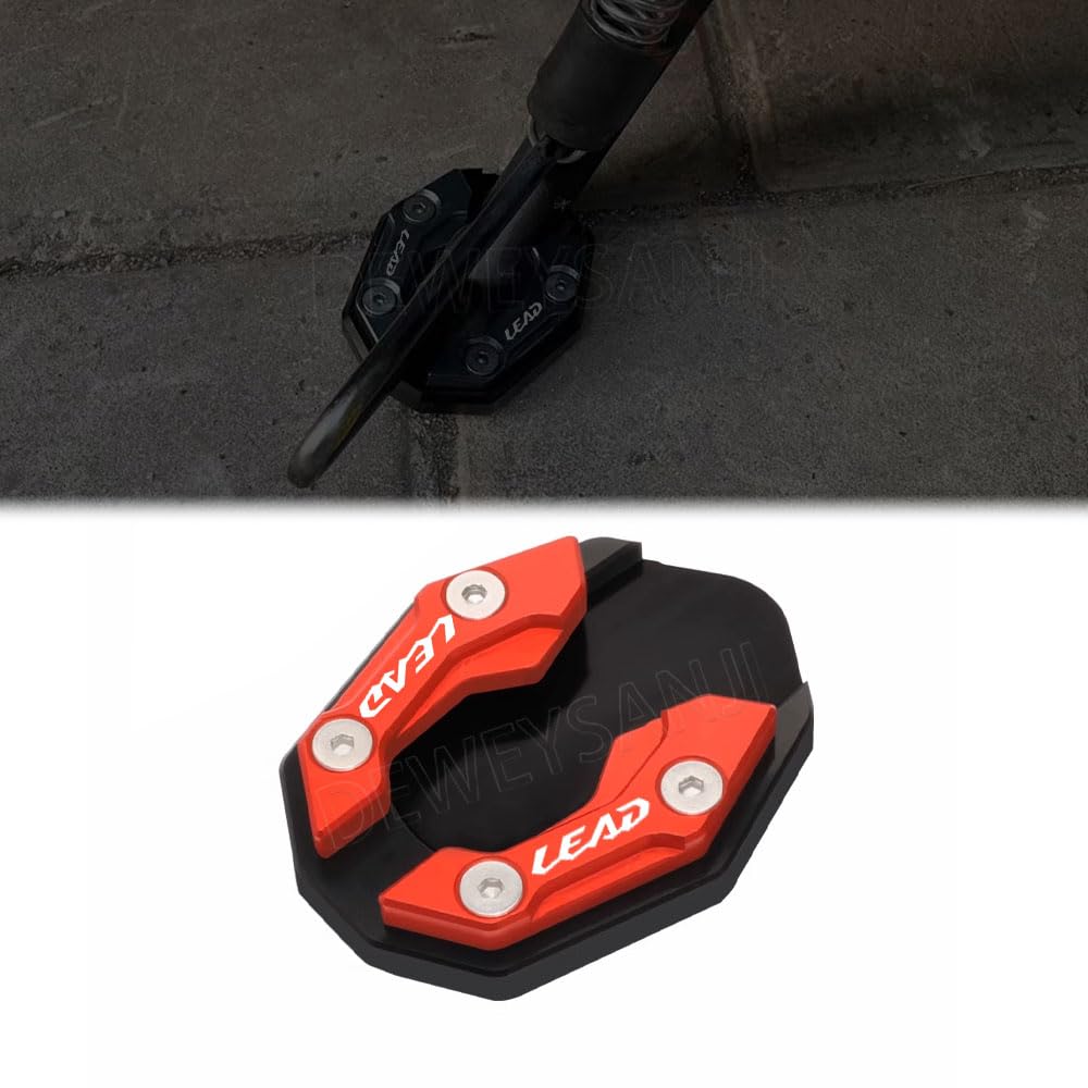 

For Lead 125 LEAD125 LEAD 125 2023 2022 2021 2020-2013 Motorcycle CNC Side Stand красный
