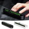 Car Temporary Stop Sign Parking Card Telephone Number Card Plate For E46 E85 E60 F10 E39 F30 E36 F20 E87 E90 E70 X3 X5