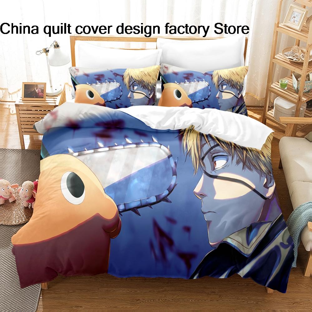 3D Printed Red Hair Girl Bedding Set Duvet Cover Pillowcase For Adult Kids Bedroom Decor Twin Full Queen King Size Bed Linen