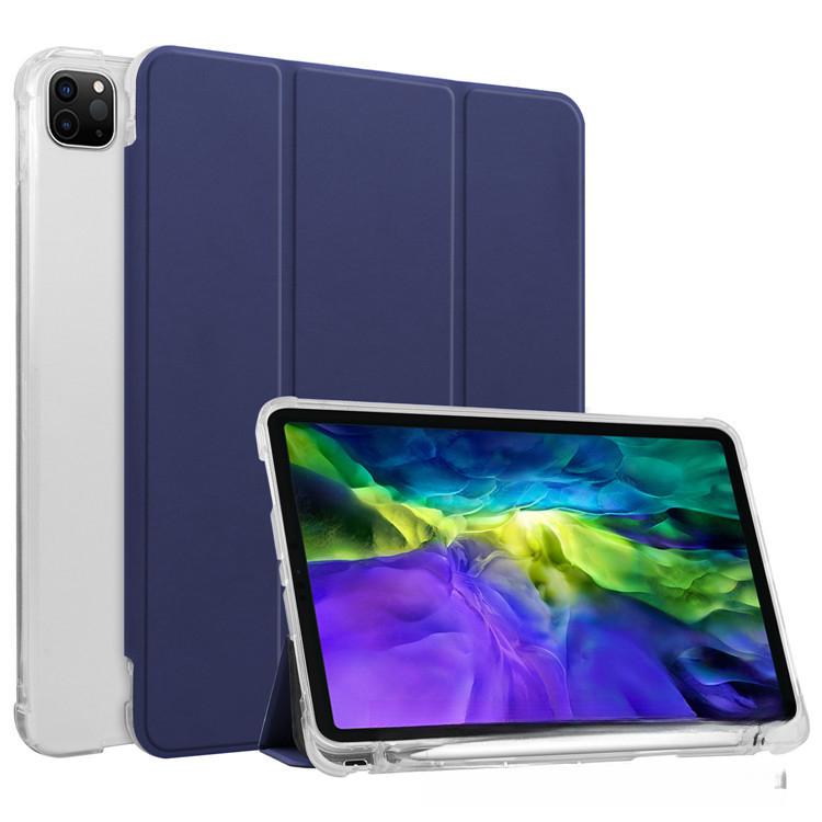 For IPad 10.2inch Pen Slot Protective Case 10.9inch Airbag Anti-Drop Air45 Pro11 Transparent