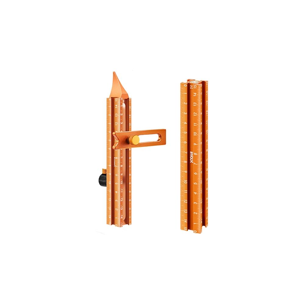 4Sided Magnetic Stud Finder Tool with Strong Magnet for Stability and Precision Marking in Drywall and Ceiling Installations