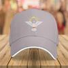 Holy Spirit Dove Baseball Cap Embroidered Red Polyester Adjustable Casual Summer Hat for Adults