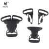 2pcs 25mm 3 Way Plastic Hardware Dual Adjustable Side Release Buckles Molle Tatical Backpack Belt Bag Parts Strap Webbing