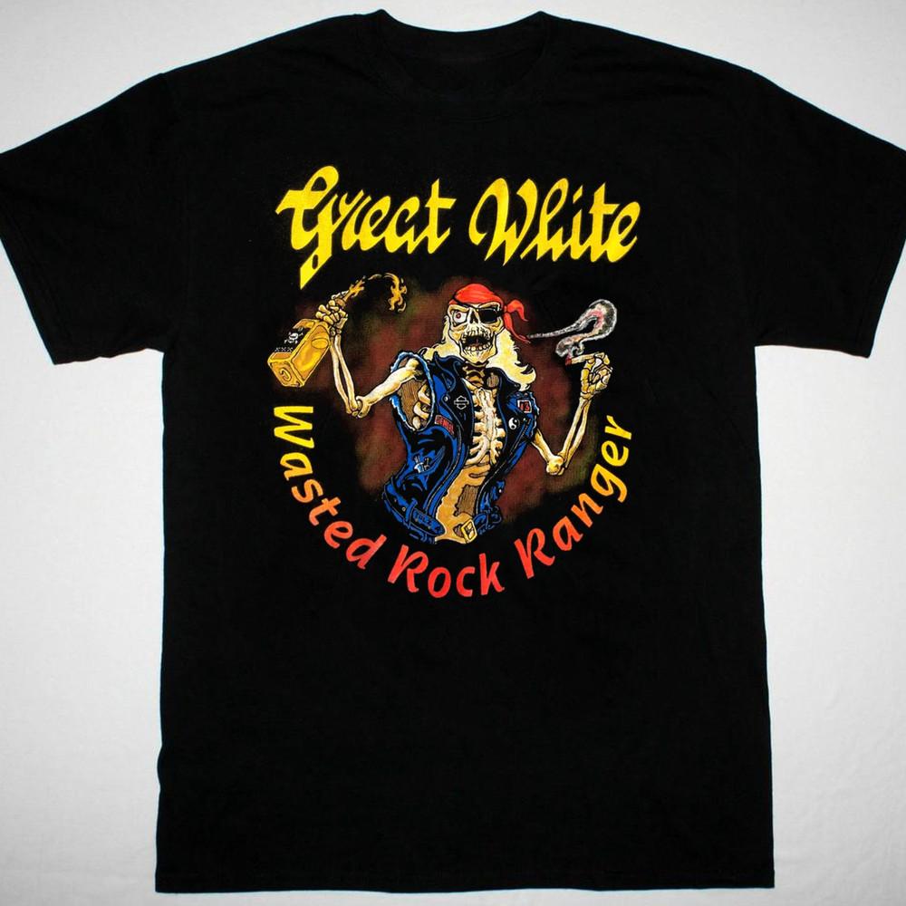 Vintage Great White band Tour Men Tshirt Black Unisex All Sizes Unisex T-Shirt M