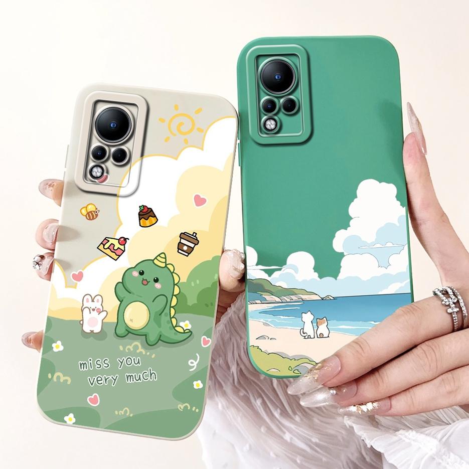 Für Infinix Note 11 Hülle Note 12 X663 X663B Stilvolle Candy Painted Handyhüllen für Infinix Note 11 Pro Note11 S Weiche Fundas