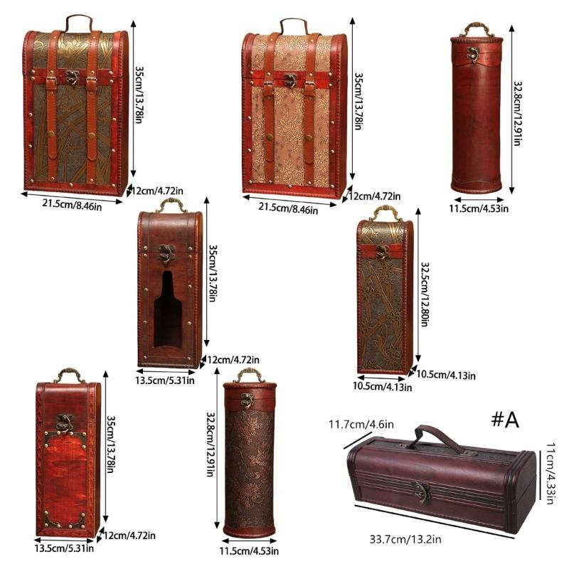 Europäische Designs Robuste Holz-Weinpräsentationsbox mit weicher Auskleidung für Weinliebhaber und Sammler Aufbewahrungslösung