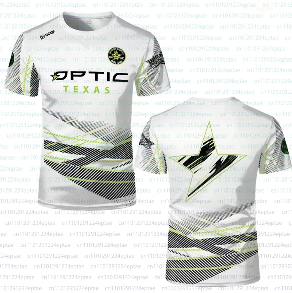 Team Esports Club 2026 OpTic TEXAS New Jersey CDL Player Uniform Comfortable 3D Printed T-shirt Men's Fashionable Fan Tops
