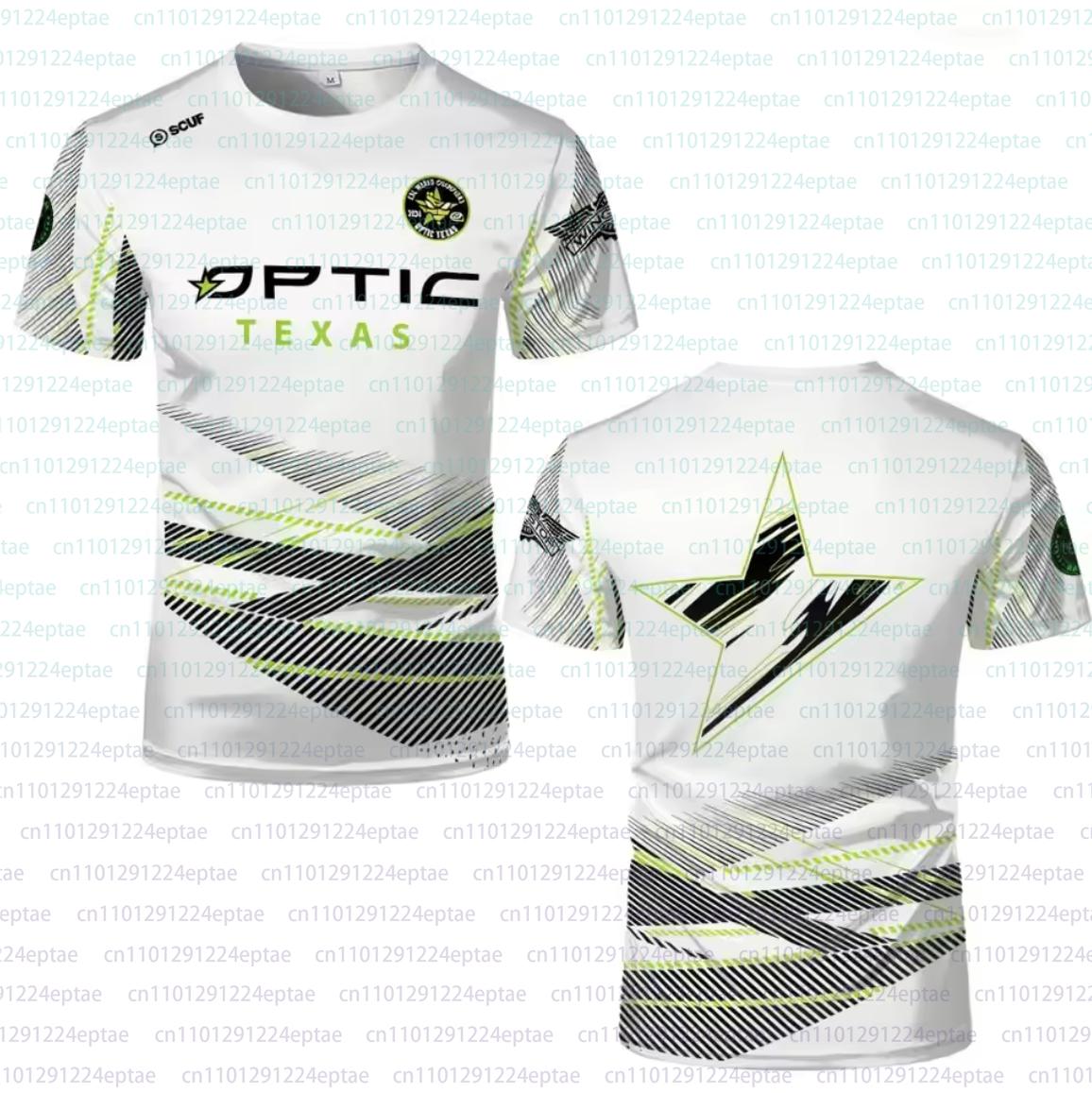 Chengyu19861314-1 Team Esports Club 2026 OpTic TEXAS New Jersey CDL Speler Uniform Comfortabel 3D Geprint T-shirt Mannen Modieuze Fan Tops XXL