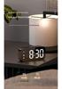 Minimalist Dual-Use LED Alarm Clock with Voice Control and Temperature Display