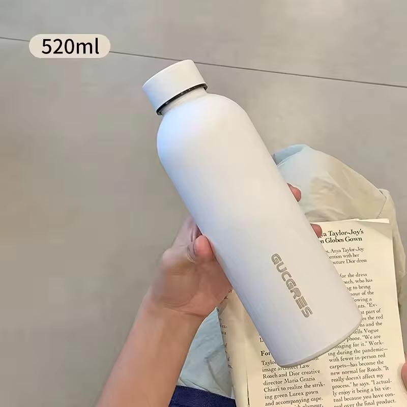 American Style Dual-Layer Stainless Steel Cup Portable Water Bottle Sports Wide Mouth Insulated Thermos Flask for Outdoor Use