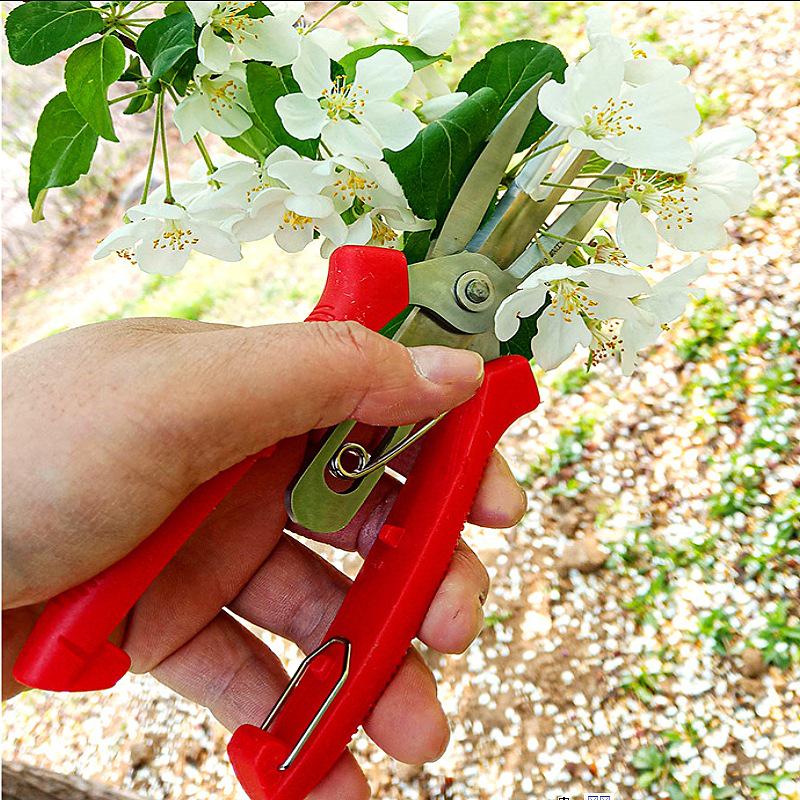 Double-Edged Stainless Steel Garden Pruning Shears for Thinning Flowers, Vegetables, and Fruit Branches