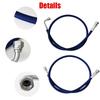 6AN PTFE Nylon Stainless Steel Braided Turbine Oil Feed Pipe Line Pressure Stainless Remote Turbocharger Sensor Teflon Hose