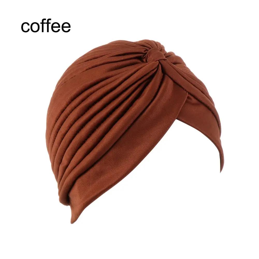 Women Head Wrap Ladies Head Cover Stretchy Turban Muslim Hat Bandana Scarf Hair Loss Chemo Cap Headwear