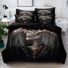 3-Piece Simple Modern Skull Animal Pattern Digital Printed Down Duvet Cover Set,Bedding Set(1 Down Duvet Cover+2 Pillowcases)