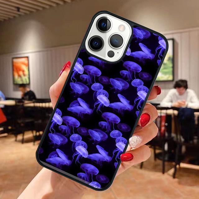 jellyfish Phone Case For Apple iPhone 17 Air Pro Max Plus Coque For iPhone 17 Air 14 15 16 13 12 Max Cover