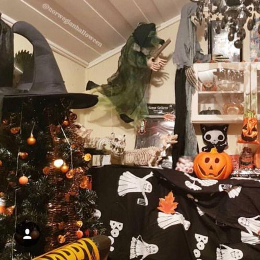 Environmental Friendly Halloween Pull Flowers Pendant Pumpkin Skeleton Pendant Halloween Decor