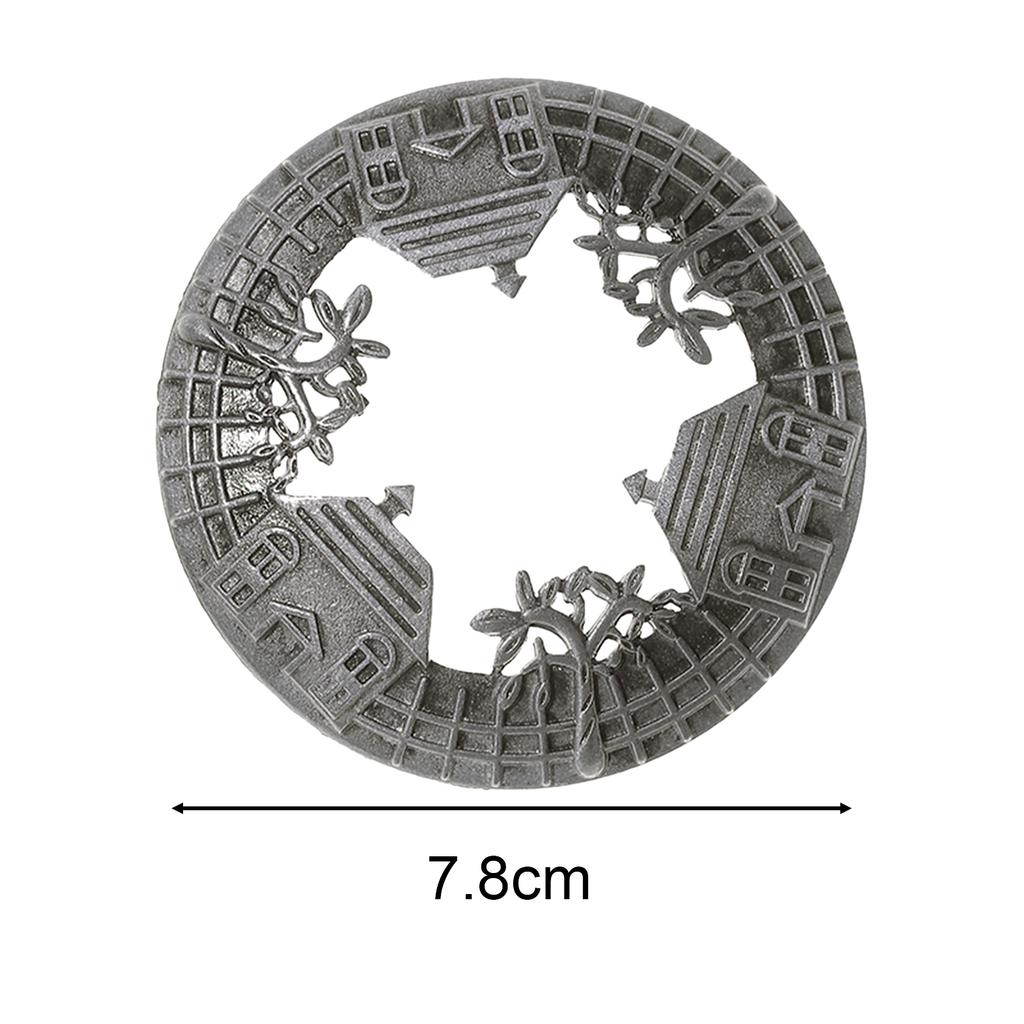 Candle Topper Alloy Decorative Professional Home Decoration Accessories Even Burning Jar Candle Lid Scented Candles Cover