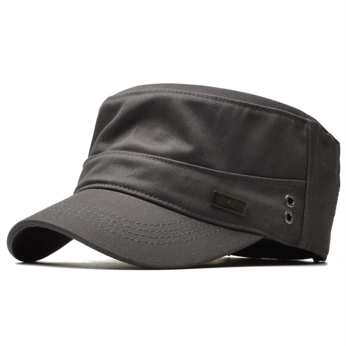 

Кепки с плоским верхом из хлопка NORTHWOOD Heyhat бейсболки для мужчин и женщин солнцезащитные кепки с плоским верхом кепки для дальнобойщиков 56-60 серый