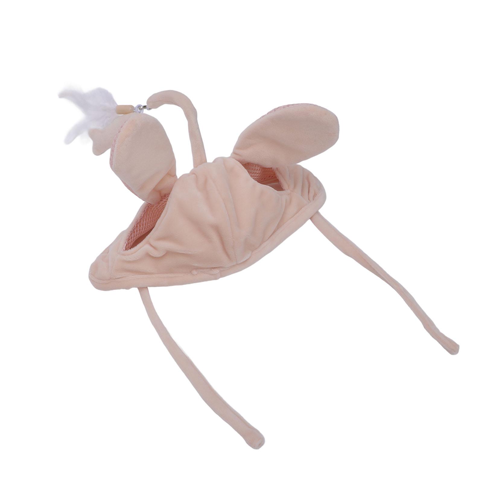 

Голова, надетая на забавную кошачью палку, интерактивная кошачья игрушка, головная палочка-дразнилка для кошки, бежевый кролик