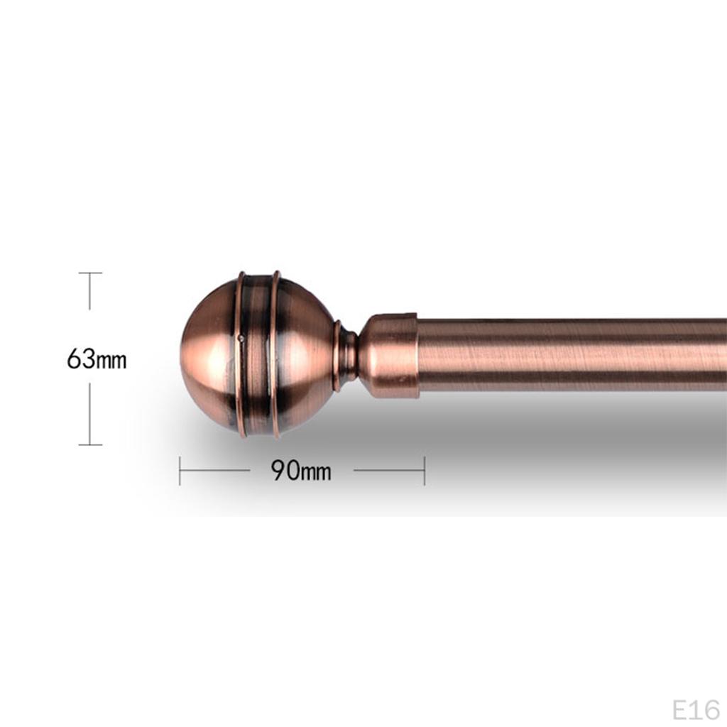 1 Piece Decorative Curtain Rod Finials Window Blind Pole End For 28mm