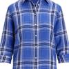 Polo Ralph Lauren Straight Long Sleeve Point Collar Shirt Women shirts Blue WMLRSHTS6820449