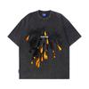 Camiseta de Algodón Lavado Holgada Oversize para Hombre y Mujer Puede ser de Manga Corta Cuello Redondo Moda Llegada de Verano Camisetas