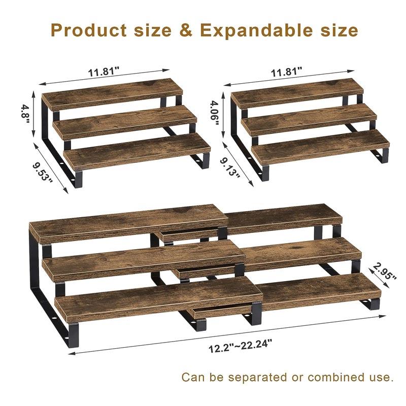 Kitchen Storage Under Cabinet Spice Rack, Handmade Hardwood, Holds 16 Large or 32 Small Spice Containers