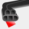 Rubber Seal Protector Guard Strips,Car Rubber Seal Protector Guard Strips,Dustproof Seal Strips for Car Door Windshield