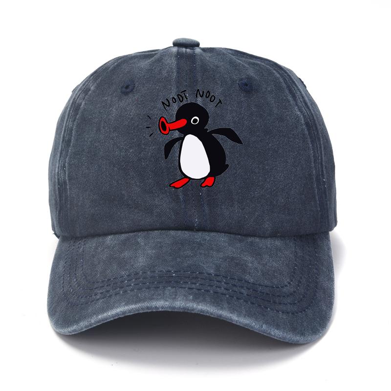 Noot Baseballcaps Herrehatter Dame Solskjerm Beskyttelse Snapback Pingu Pinga Pingvin TV-Capser