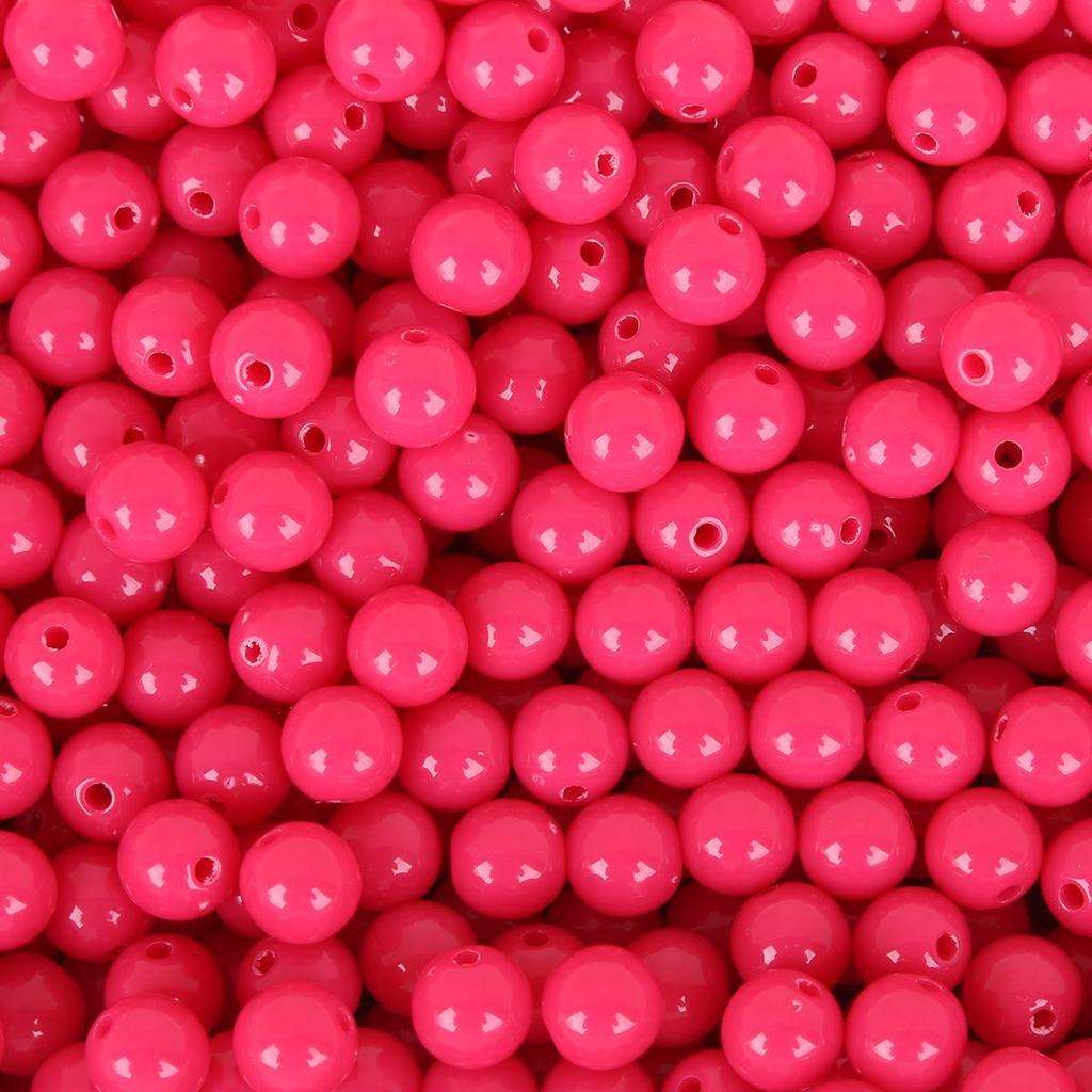 Spring Color Acrylic Beads for Children's DIY Projects