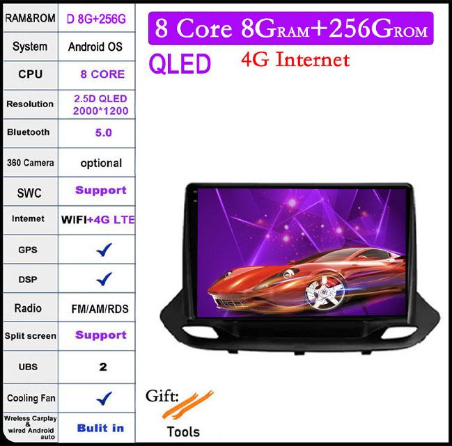 Android 14 For Chevrolet Menlo 2020 - 2022 Car Radio Carplay DSP Auto 4G+WIFI QLED Multimedia Video Player GPS Navigation